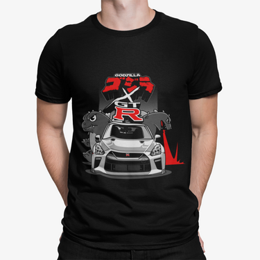 Camiseta GTR Gozilla Cartoon